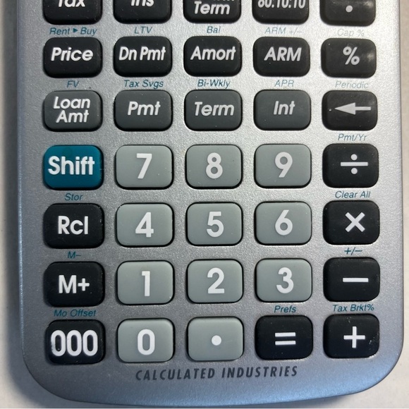 Mortgage Financial Calculator from Calculated Industries Model 3415 - Picture 4 of 10